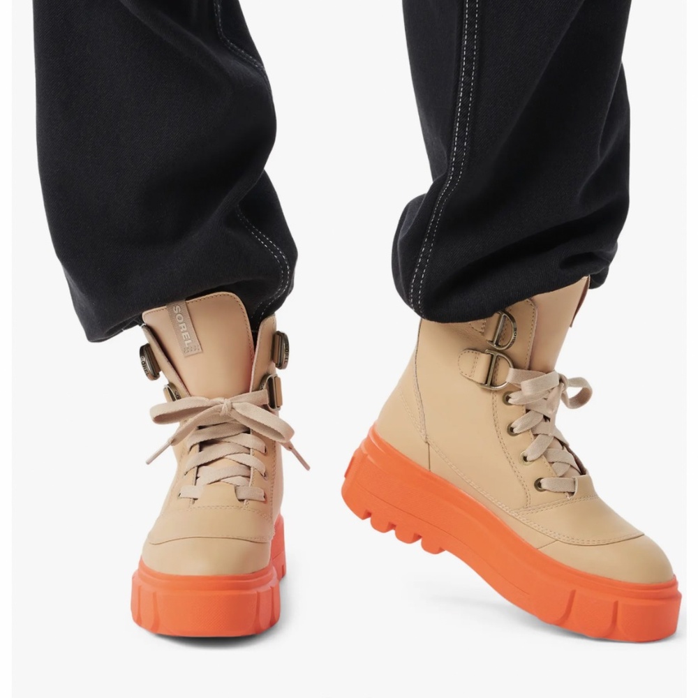 Sorel Caribou X Waterproof Leather Lace-Up Boot